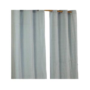 Штора Homescapes mit Üsen Gingham im 2er Set, синий - 137 x 182 x 182 см