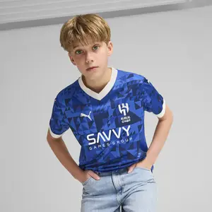 Футболка-реплика Puma Home Kids Al Hilal 2024-2025 Neymar Jr, синий
