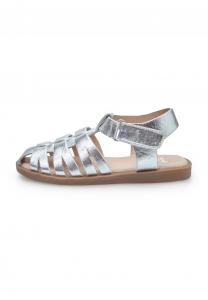 Сандалии Bata, серебряный