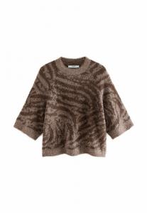 Джемпер Next REGULAR FIT TINSEL, Brown Animal/Brown