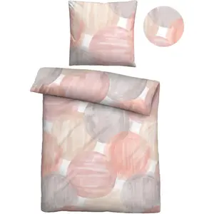 Постельное белье Biberna «Laura», приятный блеск + мягкость на ощупь, простое в уходе, можно использовать круглый год, молния, золотой