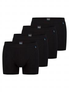 SCHIESSER Боксеры 'Long Life Cotton' в черном цвете