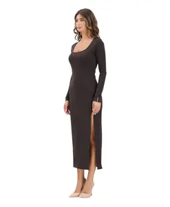 Платье миди Hinnominate, коричневый