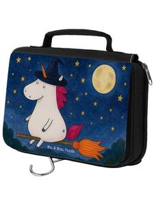 Mr. & Mrs. Panda Косметичка с изображением единорога и ведьмы, без надписи, белого цвета