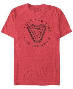 Мужская футболка marvel "мстители эндшпиль" железный человек, я люблю тебя 3000, с коротким рукавом Fifth Sun, мульти