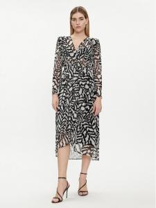 Платье-рубашка стандартного кроя Morgan, черный