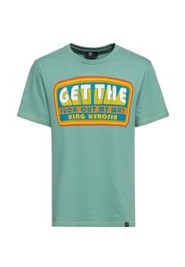 Рубашка с принтом Эффектный принт спереди и сзади Get Out KING KEROSIN, цвет Seegrün