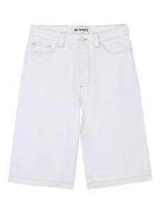 Джинсовые шорты-бермуды Sunnei, белый
