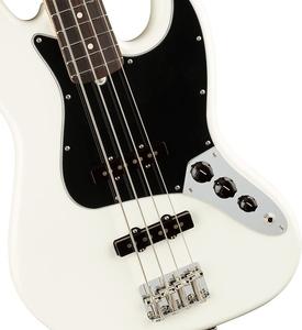 Бас-гитара Fender American Performer Jazz Bass — накладка на гриф из палисандра, арктический белый с сумкой Deluxe Gigbag
