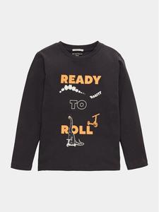 Блуза стандартного кроя Tom Tailor, серый