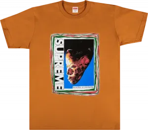 Футболка Supreme Mask Tee 'Burnt Orange', оранжевый