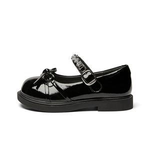 Детские кожаные туфли с противоскользящим износостойким верхом Snoffy, белый