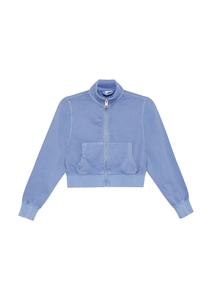 Толстовка с капюшоном на молнии s.Oliver, небесно-синий