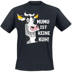 Футболка Tierisch Mumu ist keine Kuh!, черный