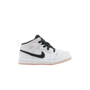 Кроссовки Air Jordan Air Jordan 1 Mid TD 'White Arctic Orange', белый