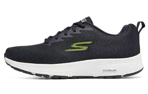 Кроссовки Go Run Consistent для бега мужские с низким верхом, черные/зеленые Skechers