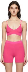 Розовый бюстгальтер La Montagne 'Le Bandeau Valensole' Jacquemus