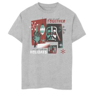 Футболка с рисунком «Дарт Вейдер» для мальчиков 8–20 лет «Вместе мы можем управлять праздниками» Licensed Character