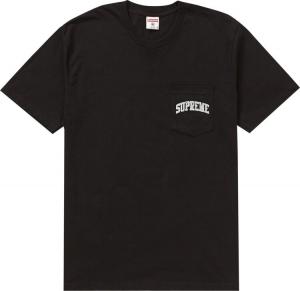 Футболка Supreme x NFL Raiders '47 Pocket Tee 'Black', черный
