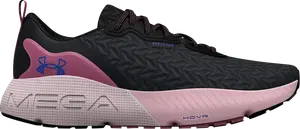 Кроссовки Under Armour Wmns HOVR Mega 3 Clone Black Prime Pink, черный