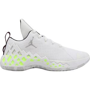 Кроссовки Nike Air Jordan Jumpman Diamond Low PF White Mismatch, белый/салатовый