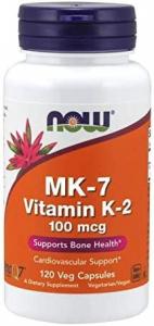 Витамин К-2 Now, 100 мкг, 120 капсул, 2 упаковки