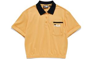 FILA FUSION Женские поло светло-оранжевый желтый