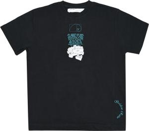 Футболка Off-White Dripping Arrows Short Sleeve Over T-Shirt 'Black', черный