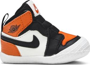 Кроссовки Air Jordan 1 Crib Bootie Shattered Backboard, черный