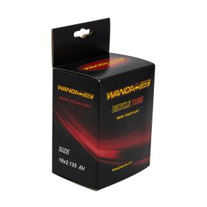 Велосипедная камера Wanda 18х2.125 AV 33 mm, черный