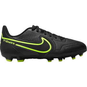 Бутсы Nike Tiempo Legend 9 Club MG GS 'Black Volt', черный