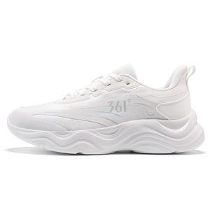361° Износостойкие дышащие кроссовки с низким верхом для повседневного бега, женские, белые