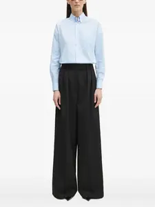 Рубашка с вышитым карманом Fiorucci, синий