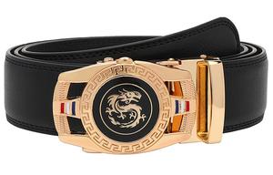 Мужской кожаный ремень Free Rabbitⅱ, бронза