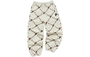 FILA FUSION TOKYO STUDIO Knitted Sweatpants Women's Antique White