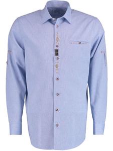 Традиционная рубашка Rimeda средне-синего цвета OS-Trachten