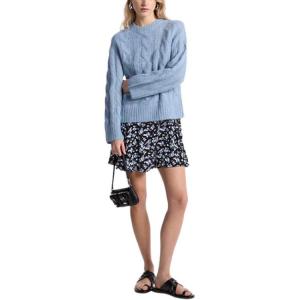 MICHAEL KORS Свитер из кабельной вязки, смесь нейлона и альпаки