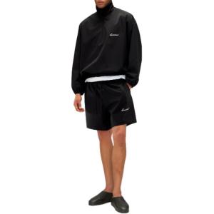 Шорты для бега с вышитым логотипом на шнурке Fear Of God Essentials, черный