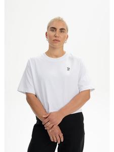 Укороченная футболка с объемной вышивкой JOSHNA MELA