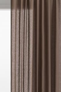 Штора H&M Wide Flax Admixture, 1 штука, 250х250 см, коричневый