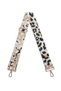 Регулируемый ремешок из парусины с леопардовым принтом Fontanella Fashion, серебро
