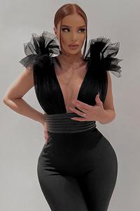 Комбинезон Fashion Nova 800131, черный