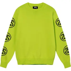 Свитер Stussy SS-Link Sweater 'Lime', зеленый