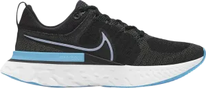 Кроссовки Nike Wmns React Infinity Run Flyknit 2 'Anthracite Lagoon Pulse', черный