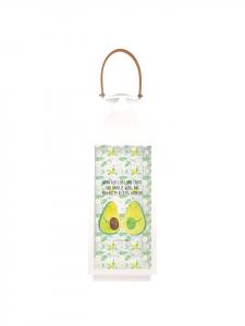 Mr. & Mrs. Panda Фонарь, пара авокадо и надпись на прозрачном фоне