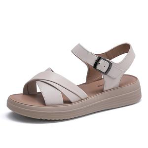 Spider King Женские сандалии на одной застежке экрю, цвет Ecru