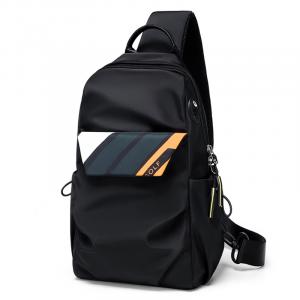 Оксфордская наплечная сумка через плечо поясная сумка слинг-бэг мужская разноцветная GOLF, темно-синий набор в подарочной коробке