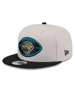 Мужская бейсболка-кепка 9FIFTY Sideline Historic 9FIFTY цвета Stone/Black от Jacksonville Jaguars 2024 года New Era