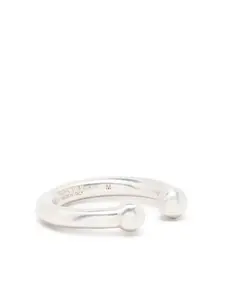 Незамкнутое кольцо JIL SANDER, серебяный