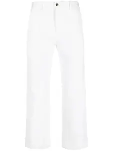 Прямые брюки строгого кроя Bode, белый